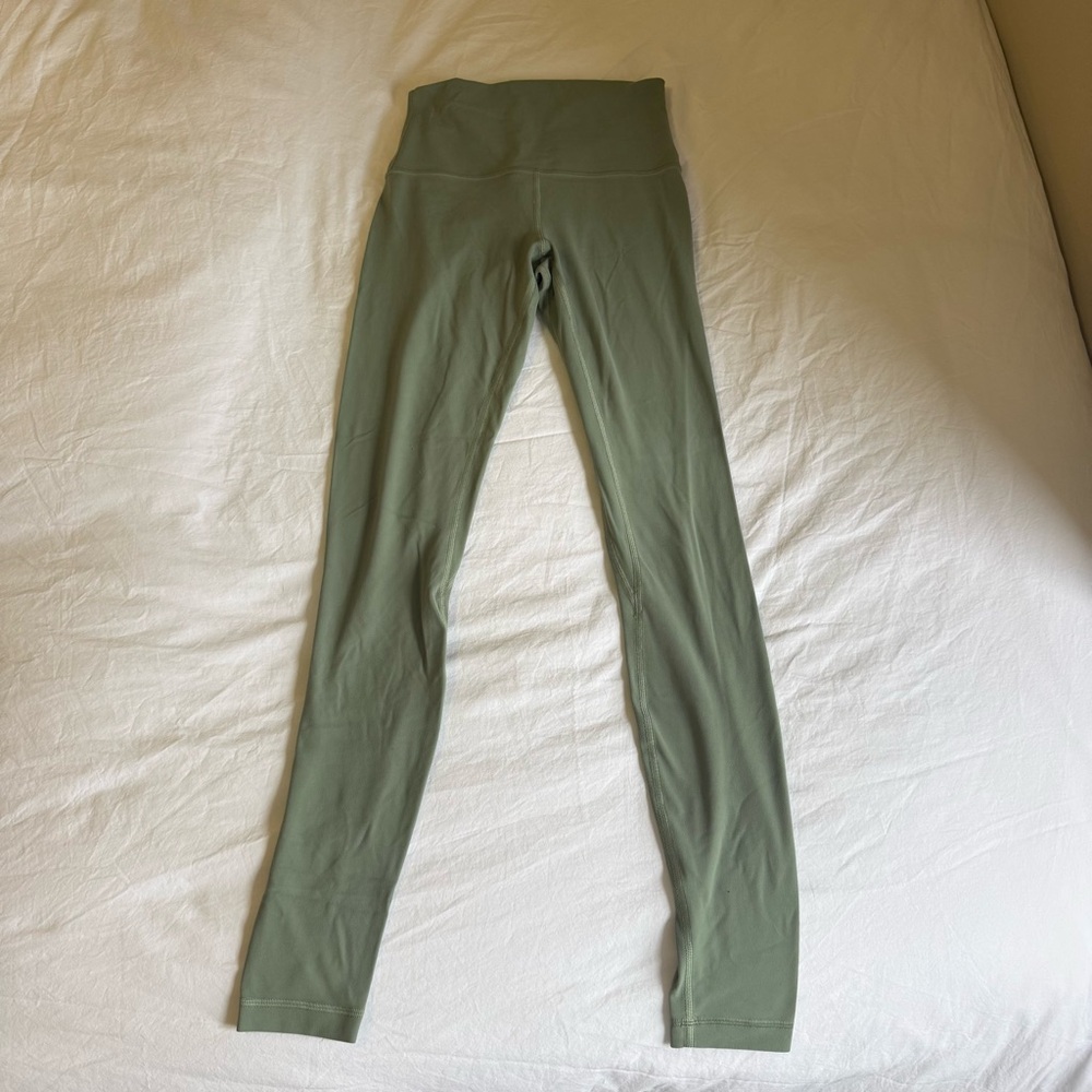 Lululemon Athletics Align High Rise Sage Green Leggings 28”